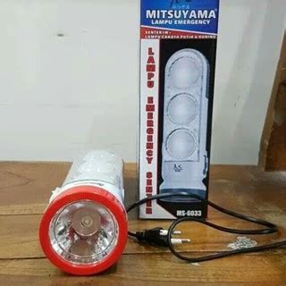 Jual Ms Senter Tangan Led Lampu Darurat Mitsuyama Lampu