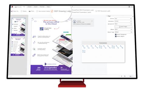 Code Version Desktop Draw Connector V Collabora Office And