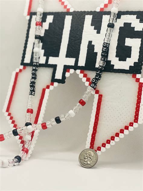 Red Excision Sullivan King Logo Perler Necklace Etsy