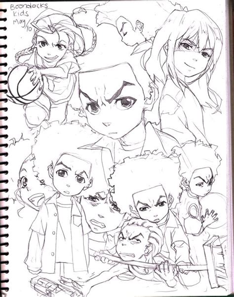 √ Boondocks Coloring Sheets : Boondocks Printable Coloring Pages ...