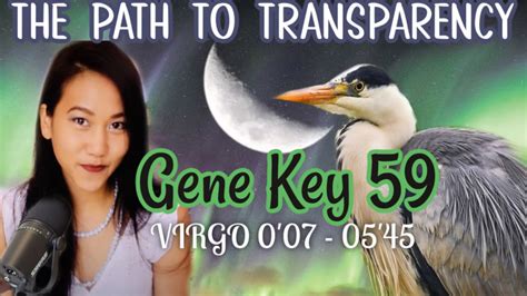 VIRGO DESTINY GATE 59 HUMAN DESIGN GENE KEY 59 YouTube