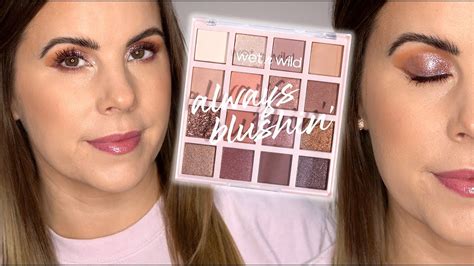 Wet N Wild Always Blushin Tutorial Pink Glitter Drugstore Festival