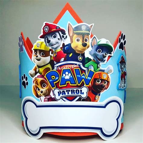 Corona Paw Patrol En Patrulla Canina Sombreros De Cumplea Os