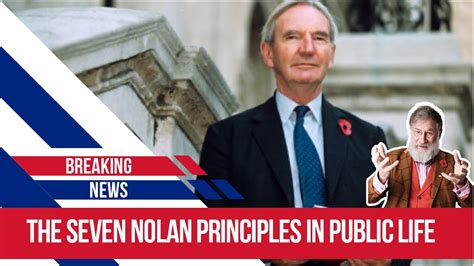 Collapse Of Trust In Politics And The 7 Nolan Principles YouTube