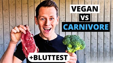 Vegan vs Fleischdiät Der direkte Vergleich inkl Bluttests YouTube