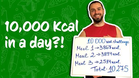 10 000 Kcal Challenge Did I Make It YouTube