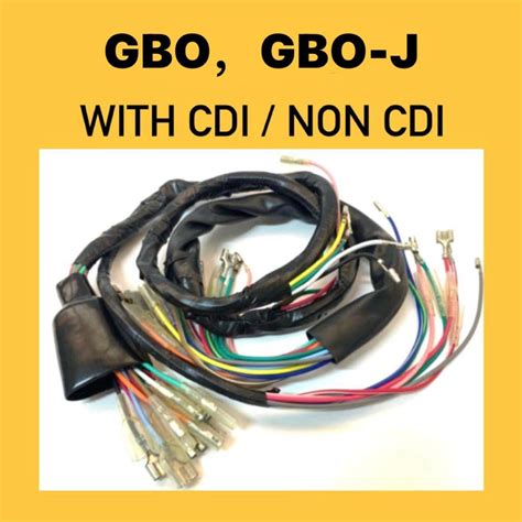 HONDA GBO GBOJ WIRING WITH CDI NON CDI GBO J GBO J HARNESS