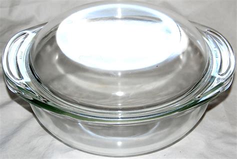 Vintage Clear Pyrex Casserole Dish With Lid 1 Quart