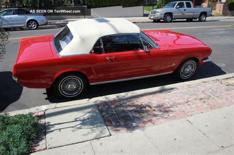 1966 Candyapple Red Ford Mustang