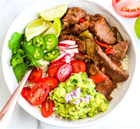 Instant Pot Steak Fajita Bowls Instant Pot Dinner Recipes Healthy