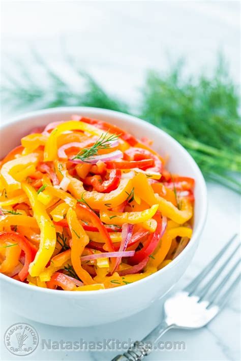 Zesty Mini Bell Pepper Salad Recipe