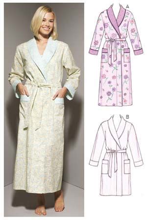 Kwik Sew 3644 Misses Robes