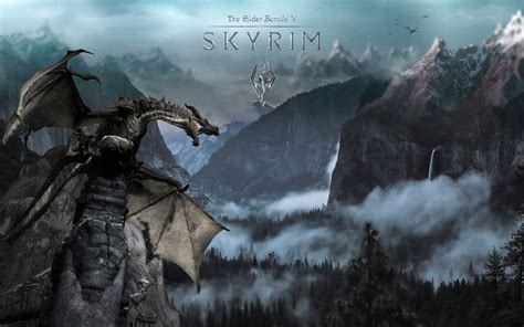 Skyrim Dragon Wallpapers - Top Free Skyrim Dragon Backgrounds ...