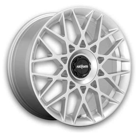 Rotiform Wheels BLQ C 19x8 5 Silver 5x108 5x114 3 35mm 72 56mm