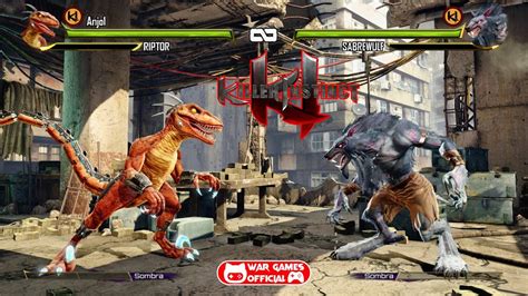 Killer Instinct Riptor Vs Sabrewulf Gameplay Youtube