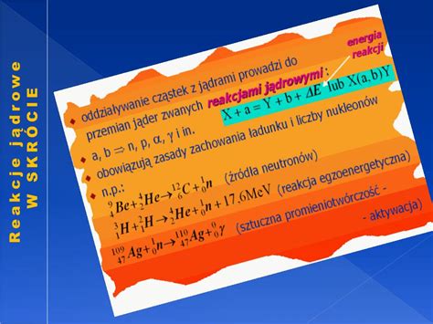 Ppt Zastosowanie Energetyki Reakcje J Drowe Powerpoint Presentation