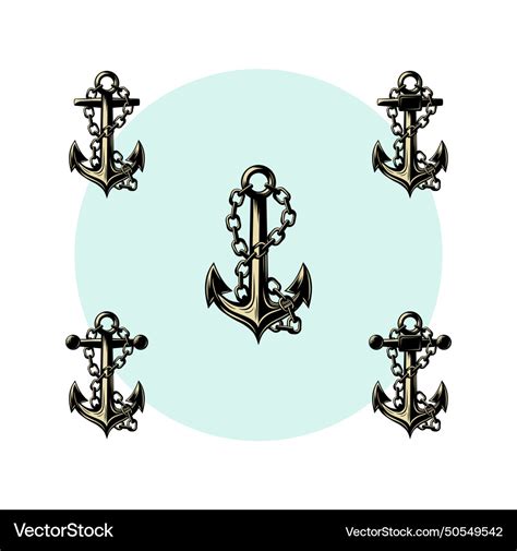 Anchor design Royalty Free Vector Image - VectorStock