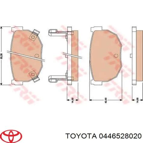 0446528020 Toyota Pastillas De Freno Delanteras Comprar Barato