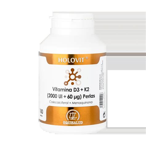 Holovit Vitamina D3 2000 UI K2 60 µg Equisalud