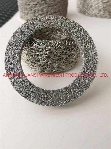 Stainless Steel 304 Knitted Wire Mesh Gasket for USA Market - Wire Mesh ...