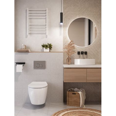 Deervalley Dual Flush Elongated Wall Mounted Wall Hung Toilet With