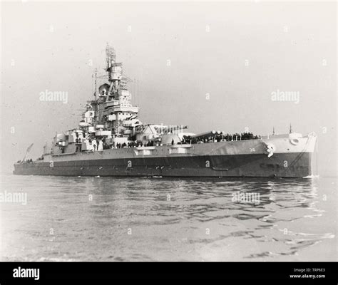 Uss Nevada Bb 36 When She Was Based At The Boston Navy Yard And