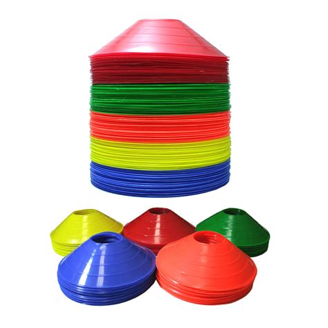 Disc Cones 50 set Training Sport Football Soccer Training Agility Field Marking | Galaxy Solutions