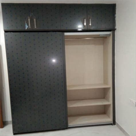 High Gloss Laminated Sliding Wardrobe At Best Price In Delhi Arv Interiors