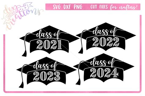 Class Of Grad Cap Bundle Svg For The Graduate