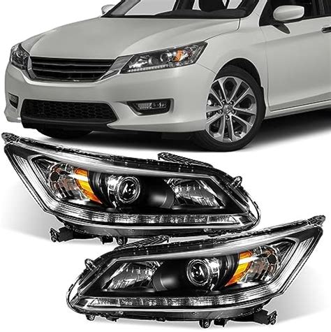 Amazon ACANII For 2013 2014 2015 Honda Accord Sedan Headlights