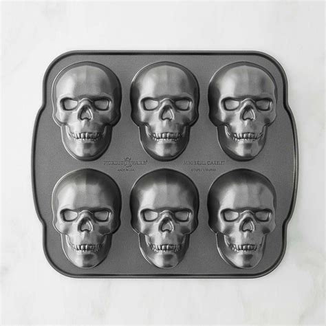 Nordic Ware Halloween Mini Skull Cakelet Pan Williams Sonoma Au