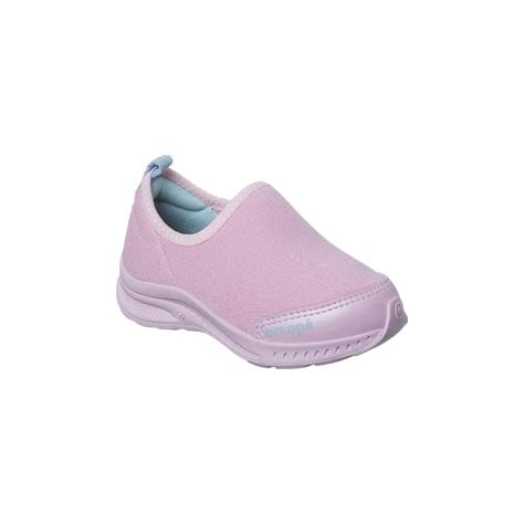 T Nis Infantil Feminino Ortop Dna Flex Calce F Cil Rosa Rosa