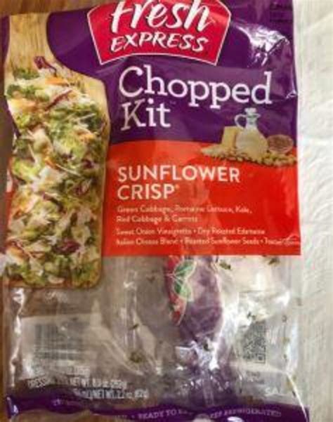 E Coli Outbreak Linked To Fresh Express Sunflower Crisp Chopped Salad