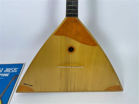 Balalaika Guitar Made In Former Ussr With Guitar Instruction Book