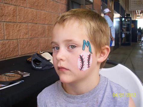 Baseball Face Painting Ideas