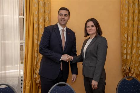 Sviatlana Tsikhanouskaya Met With Foreign Ministers Of Malta And