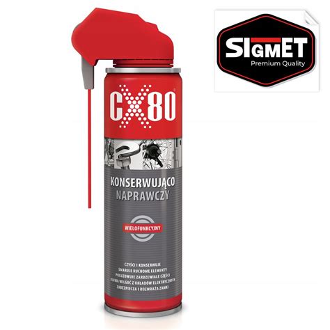 CX 80 ŚRODEK KONSERWUJĄCO NAPRAWCZY PENETRUJĄCY 250ml DUO SPRAY