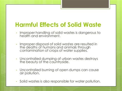 Solid Waste Pollution & Control