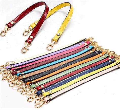 1pcs 33cmx18cm Replacement Handle Short Purse Handle Purse Strap Bag Leather Handle Purse