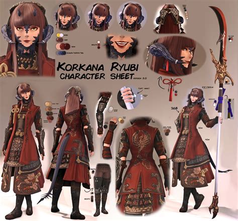 Ffxiv Character Reference Sheet