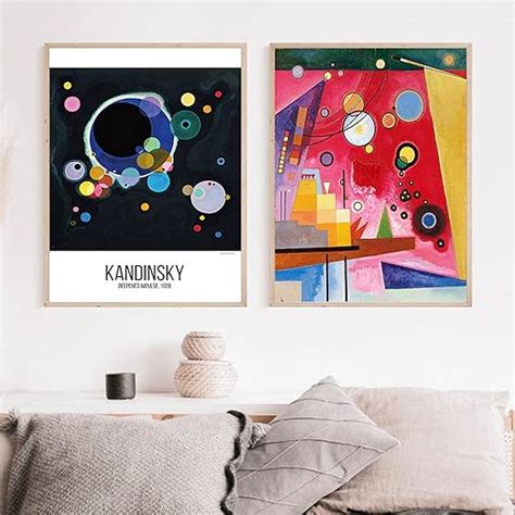 Wassily Kandinsky Pintura Impresiones En Lienzo Resumen Sinestesia Arte