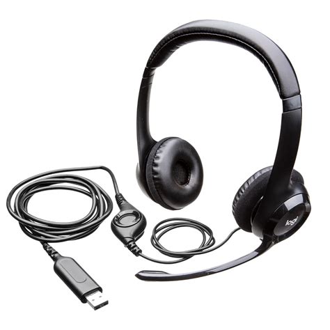 Logitech H390 USB Computer Headset with Noise Cancelling Mic in Black | NFM