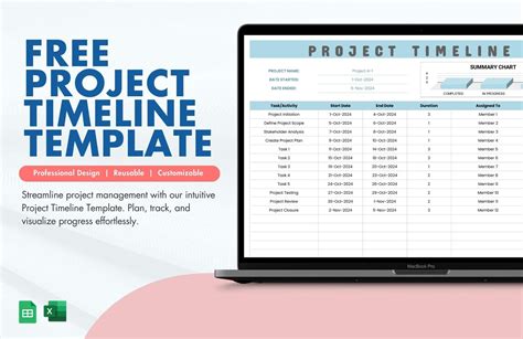 FREE Project Timeline Template - Download in Word, Google Docs, Excel ...