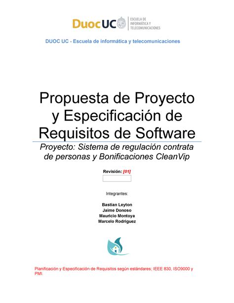 Informe Ers Ingeniería En Informática Duoc Uc Escuela De