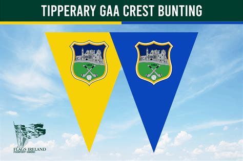 Tipperary GAA Crest Bunting – Flags Ireland Prospect Design