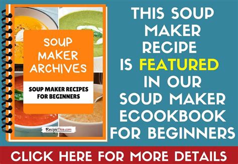 Recipe This | Soup Maker Pumpkin Soup