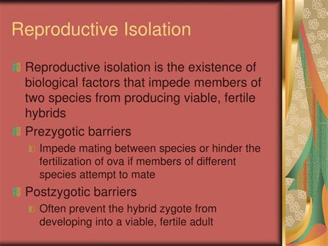 Ppt Speciation Powerpoint Presentation Free Download Id 3009741