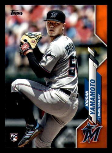 2020 Topps Orange 99 249 Jordan Yamamoto RC Miami Marlins EBay