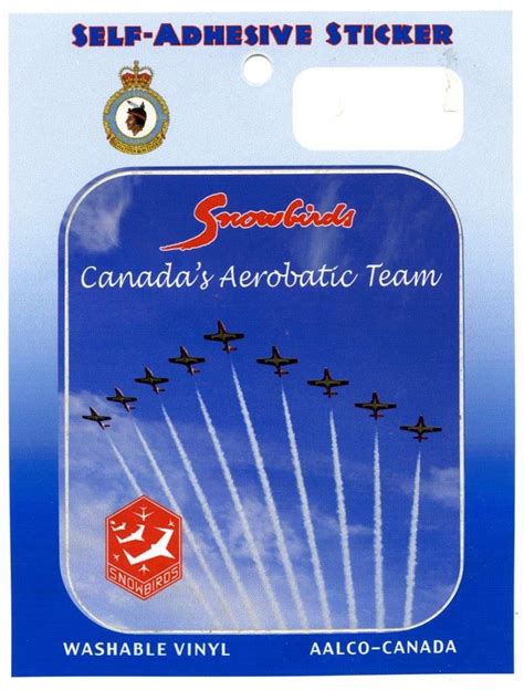 Snowbirds - Canada's Aerobatic Team Sticker | Snowbird, Stickers, Canada