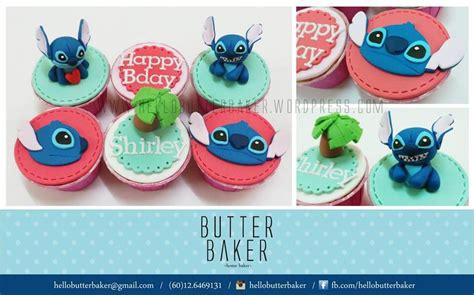 Disney Stitch Cupcakes Lindas Galletas Pasteles Increíbles Tortas